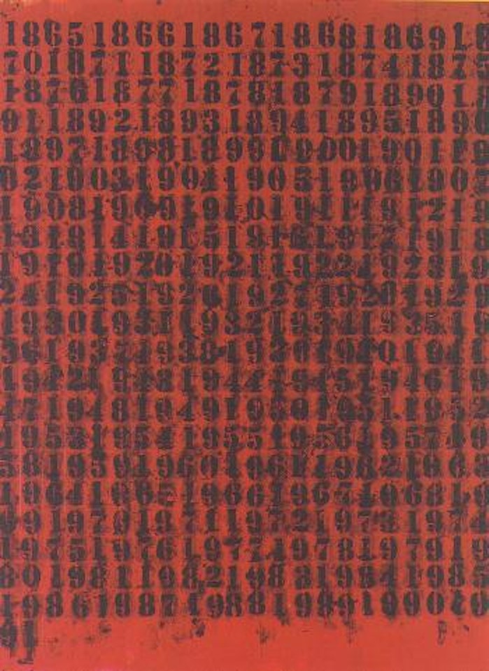 Untitled - numbers by Glenn Ligon