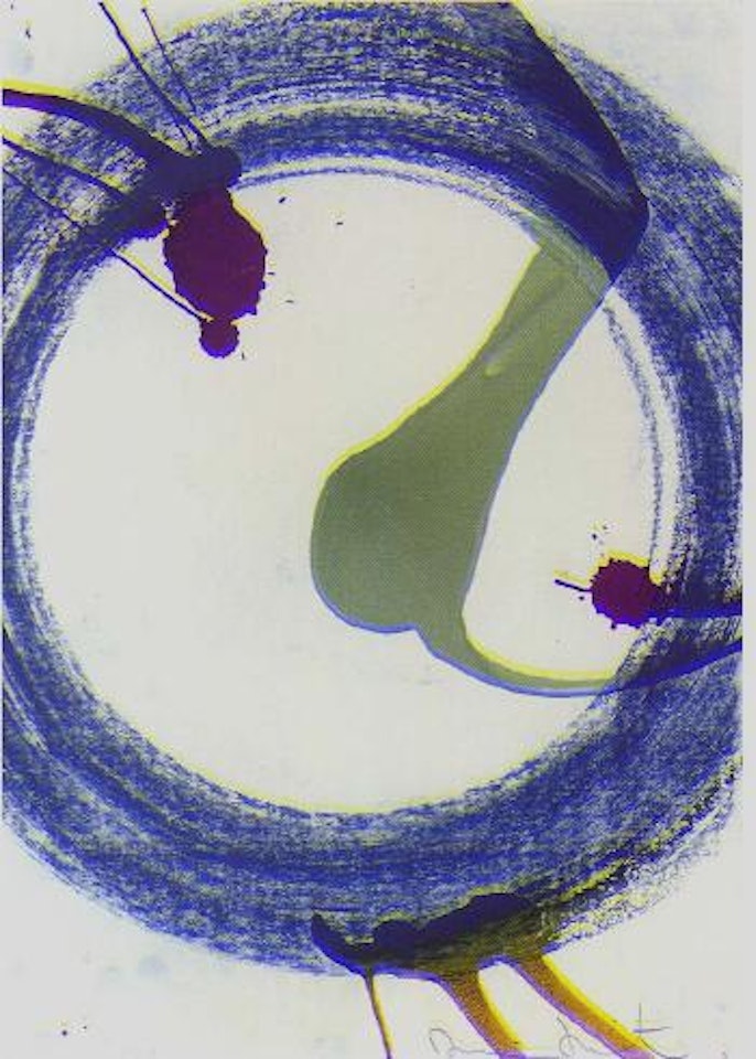 Spin painting by Damien Hirst