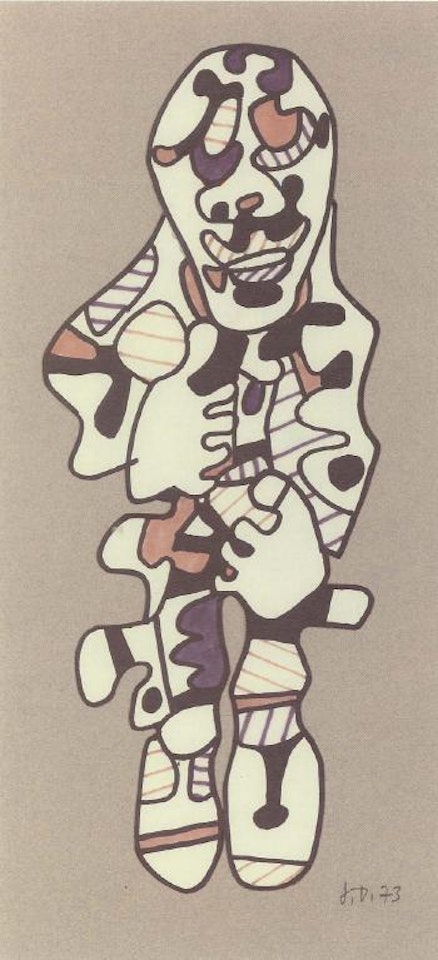 Le maitre d'hotel by Jean Dubuffet