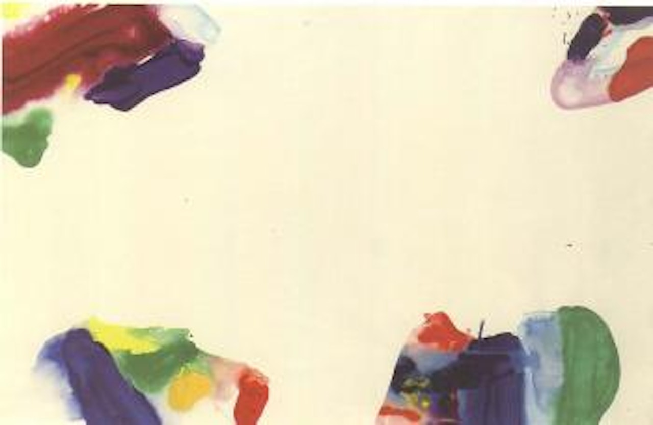 Untitled - composition by Sam Francis