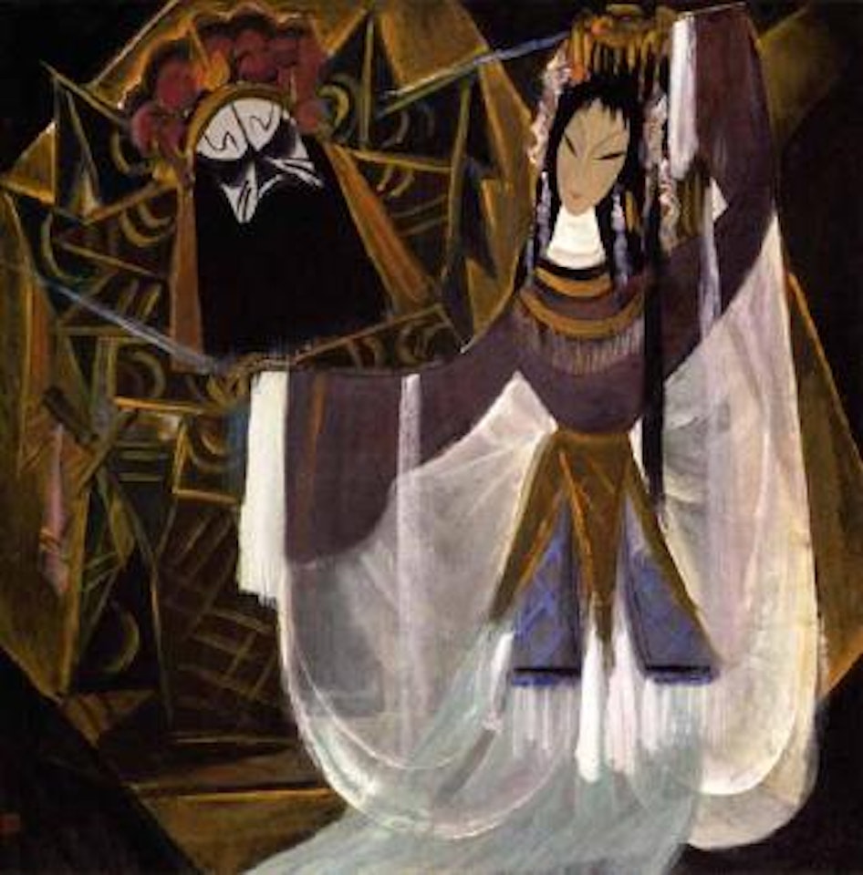Farewell to my concubine by Lin Fengmian