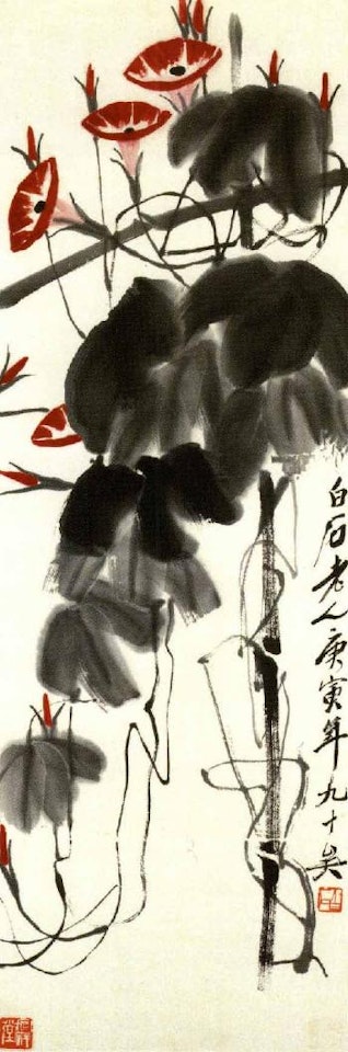Morning glory by Qi Baishi