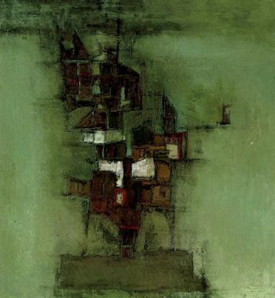Untitled - abstract landscape by Ram Kumar