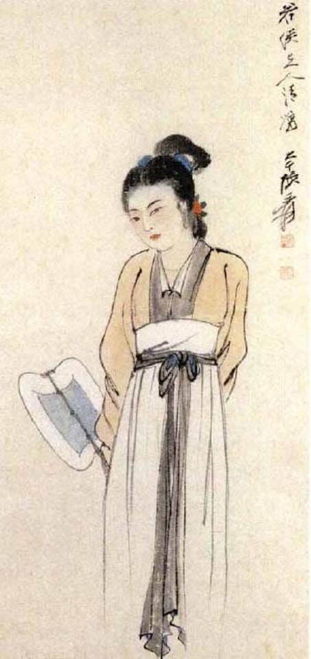 Lady by Zhang Daqian
