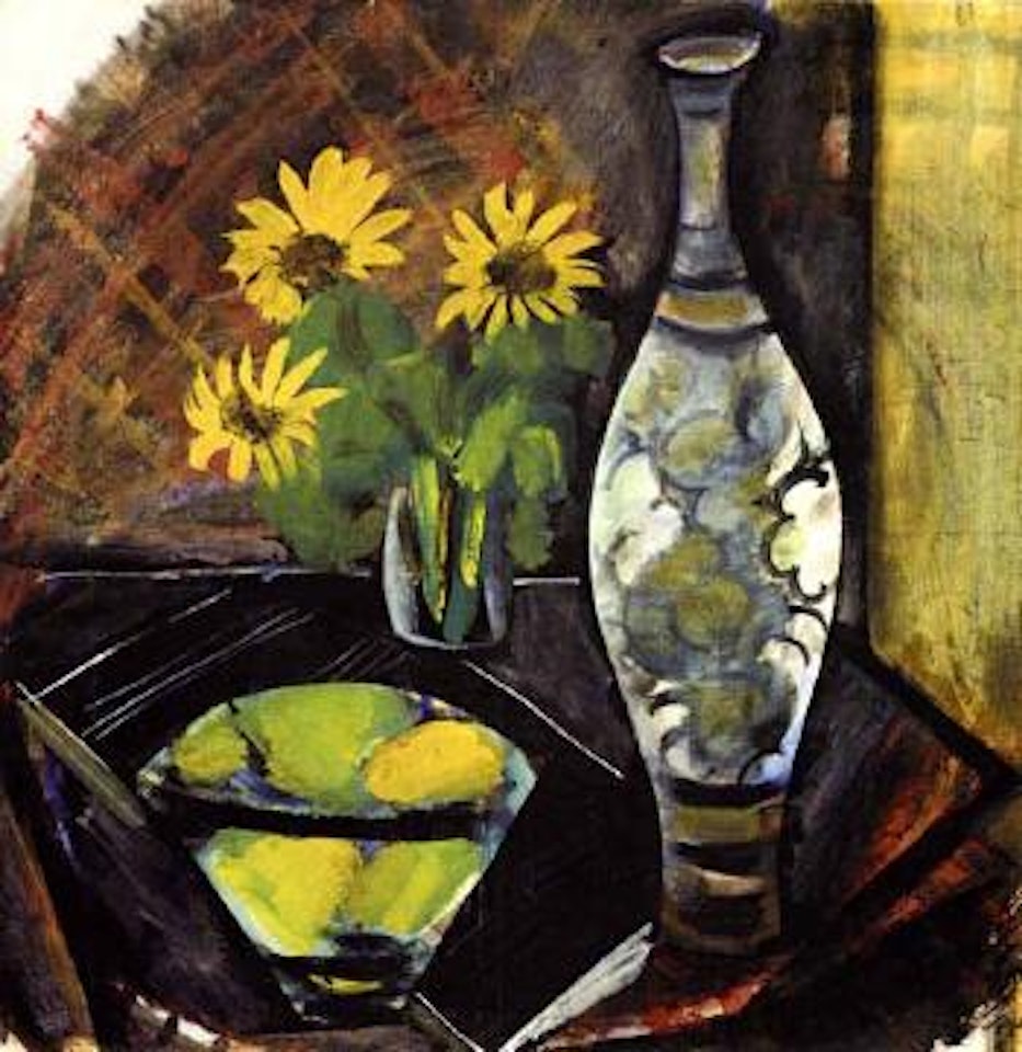 Vase and flower by Lin Fengmian