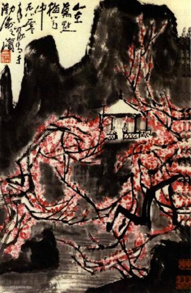 Plum blossom by Li Keran