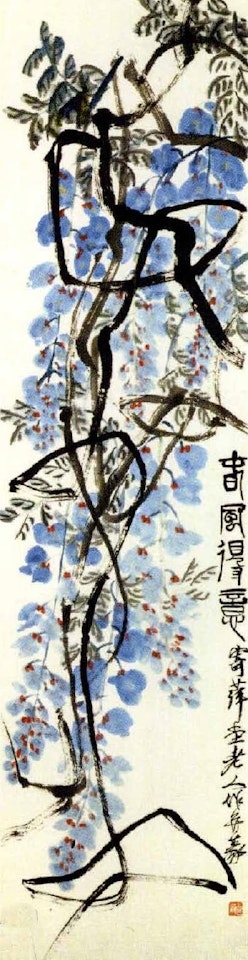 Wisteria by Qi Baishi