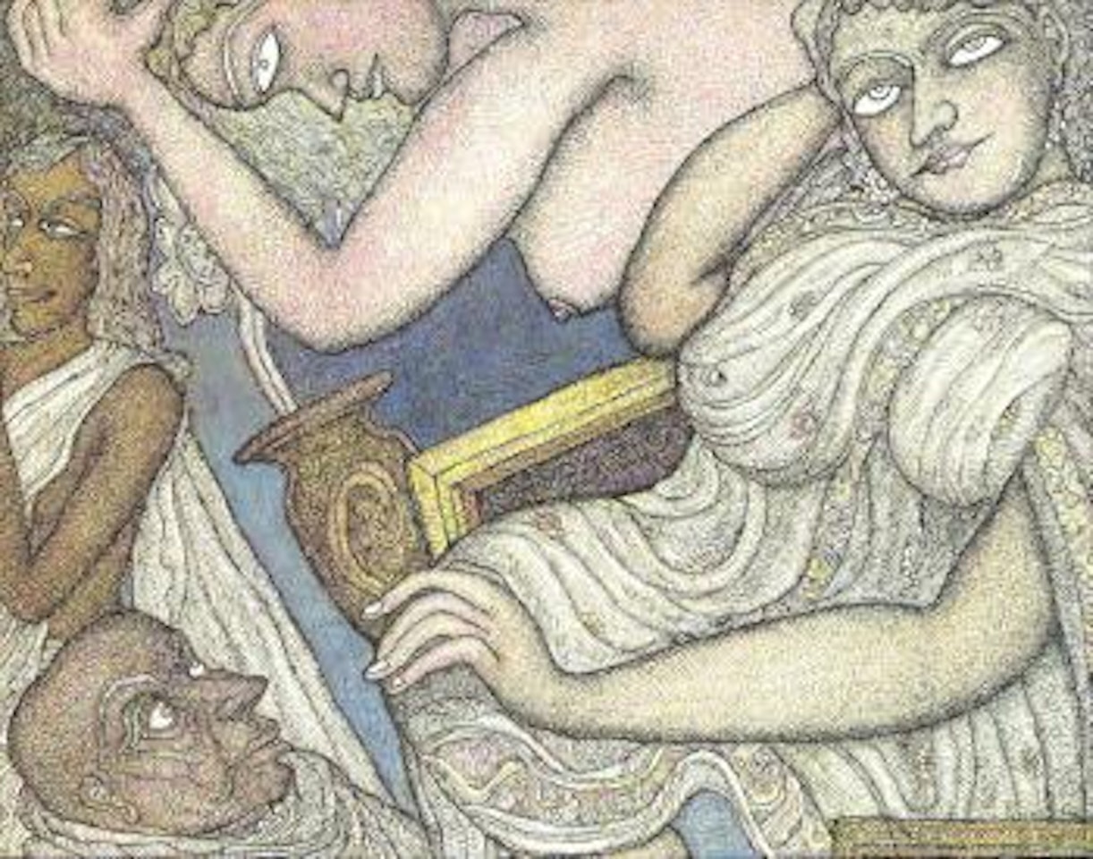 Four figures by Jogen Chowdhury