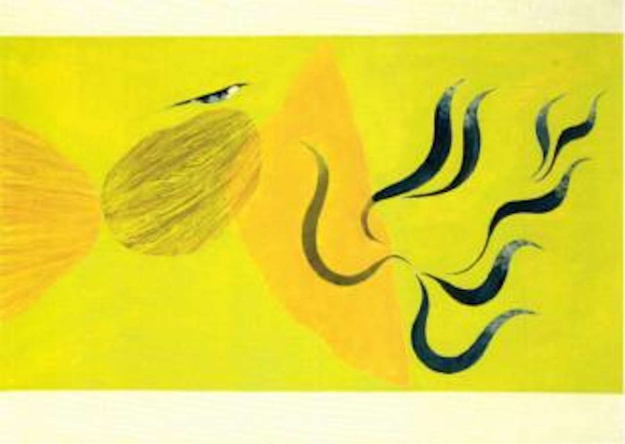 Untitled - abstract by Jagdish Swaminathan