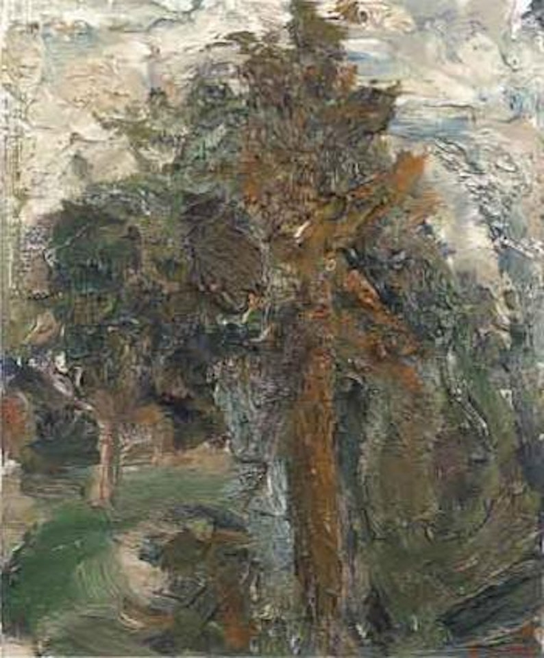L'arbre roux ou coin du jardin de l'artiste by Eugène Leroy
