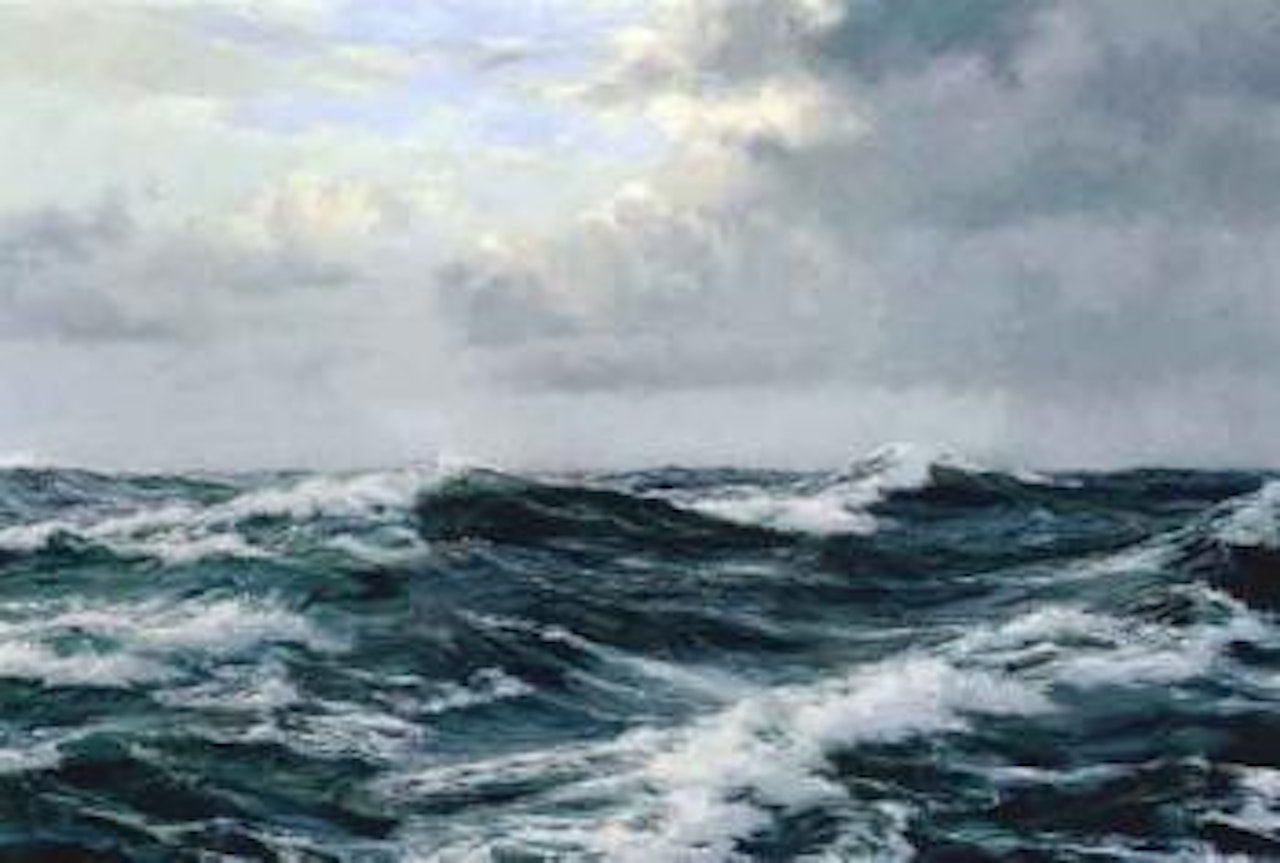 The sea alone by Montague Dawson