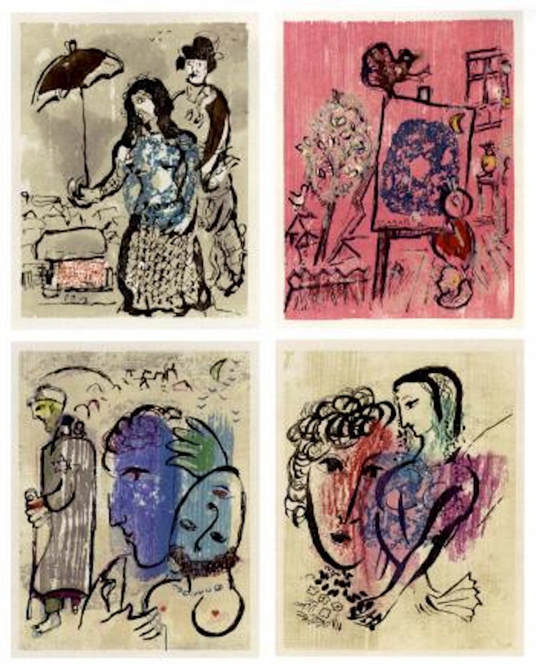 Poemes, Geneva, Cramer Editeur by Marc Chagall