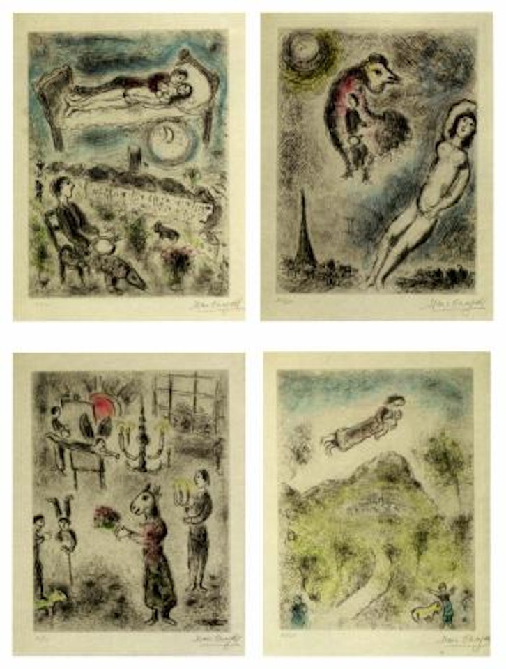 Louis Aragon, celui qui dit les choses sans rien dire by Marc Chagall