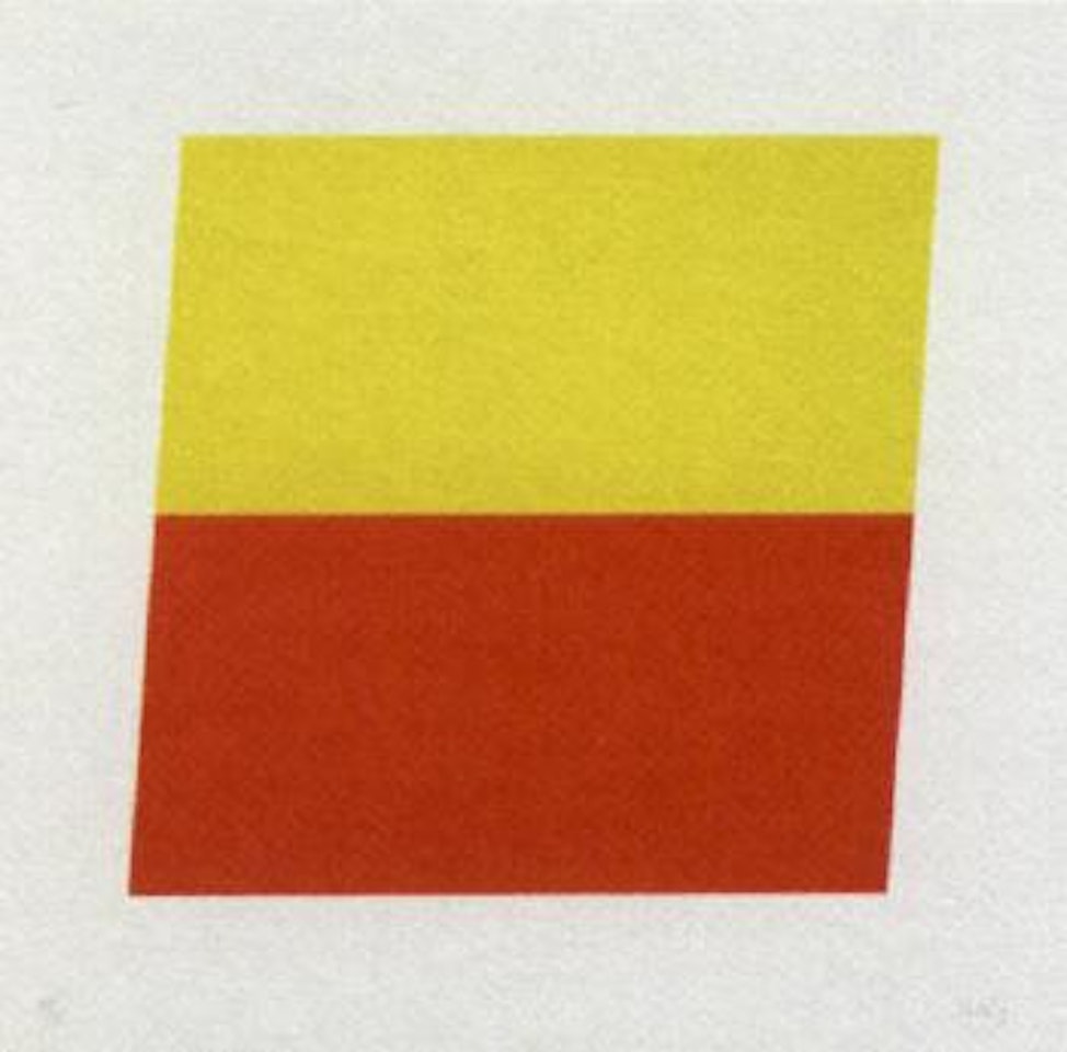 Yellow/red-orange by Ellsworth Kelly