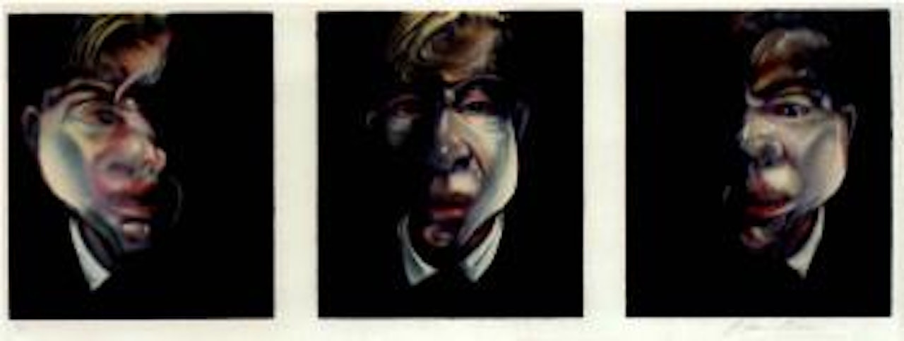 Studies for a self portrait by Francis Bacon