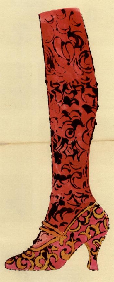 A la recherche du shoe perdu by Andy Warhol