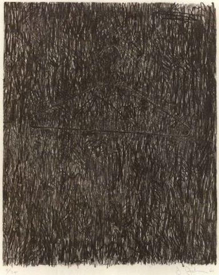 Coat hanger by Jasper Johns