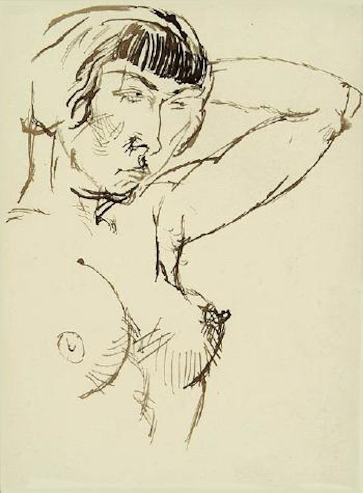 Female nude by George Grosz