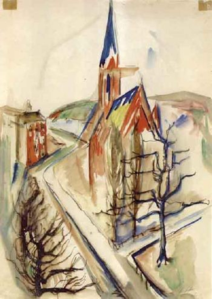 Church in Thuringen by Hannah Höch