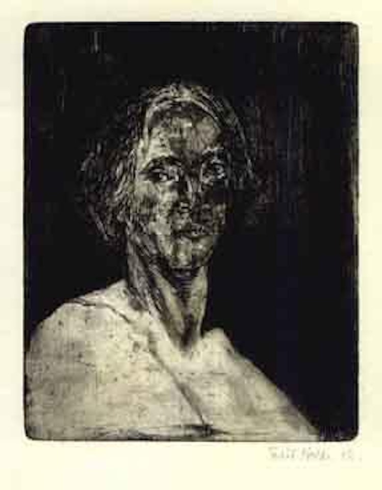Woman's head by Emil Nolde