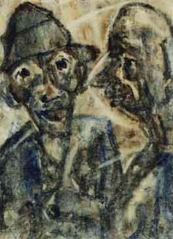 Two heads by Christian Rohlfs