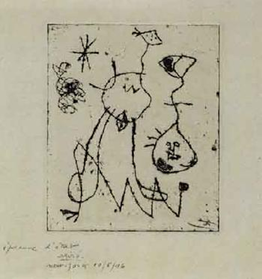 Serie V by Joan Miró