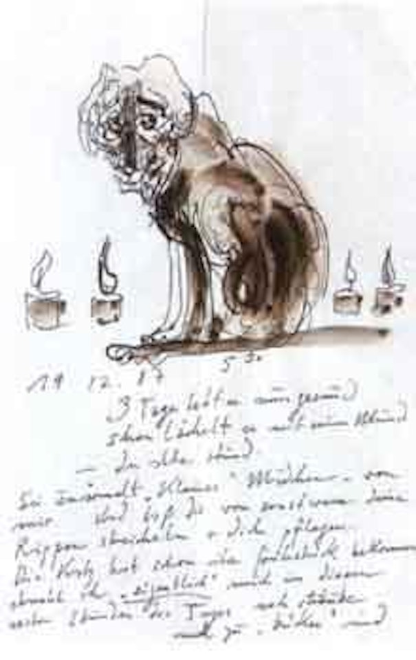 The old dog by Horst Janssen