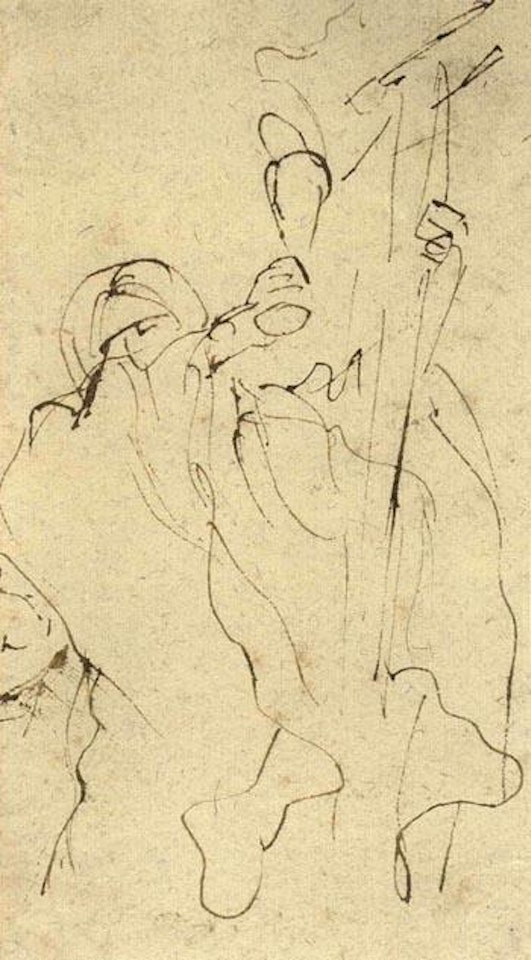 Two figures by Giovanni Battista Tiepolo
