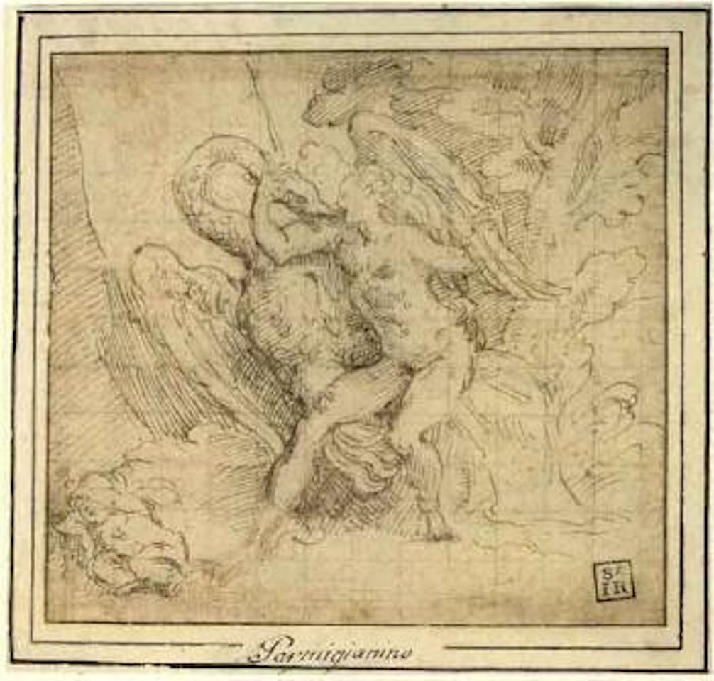 Leda and the swan by Giulio Campi