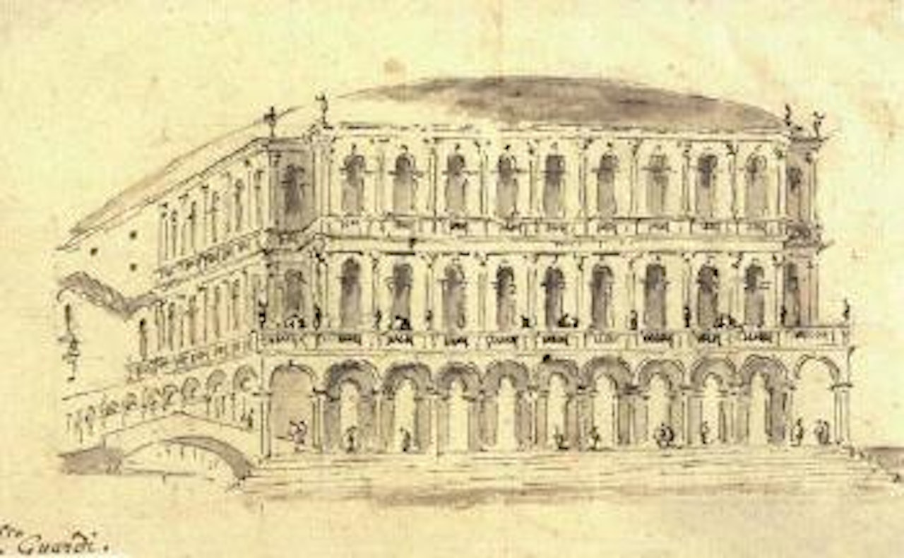 Design for the Manin theatre by Francesco Guardi