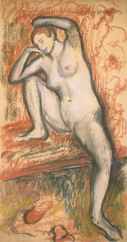 Etude de nu pour danseuse by Edgar Degas