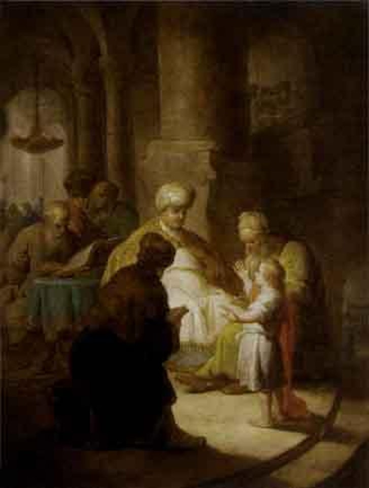 Raising of Lazarus. Christ amongst the doctors by Christian Wilhelm Ernst Dietrich