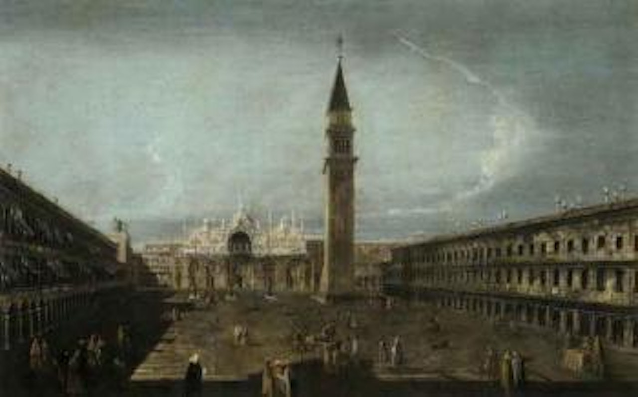 View of Piazza San Marco, Venice by Venetian School