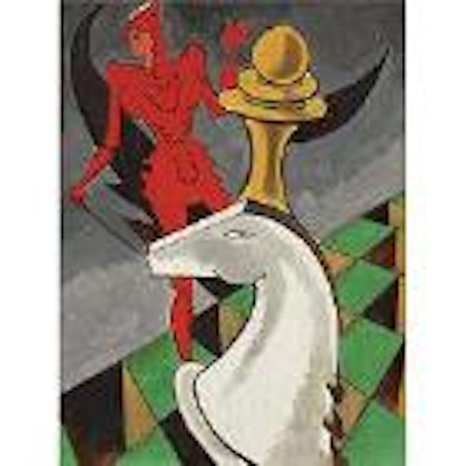 Chevalier rouge by Man Ray