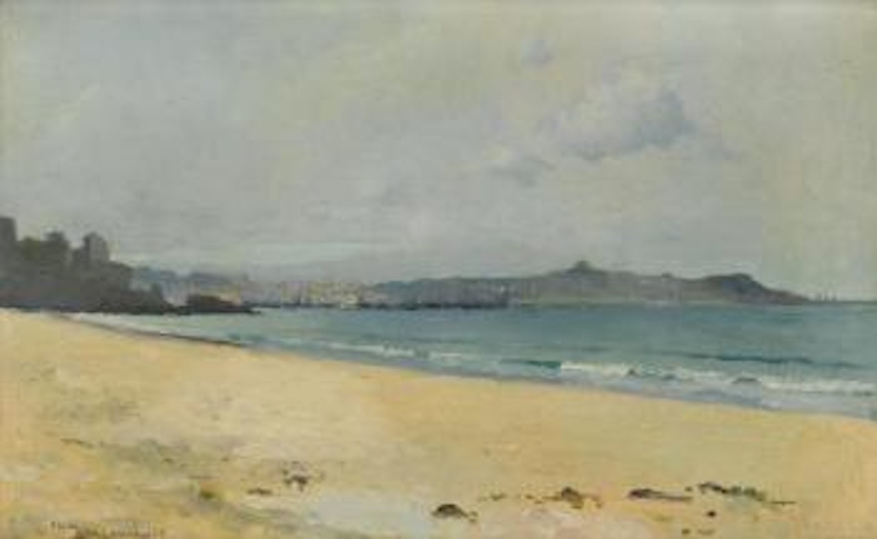A coastal scene by Sydney Mortimer Laurence