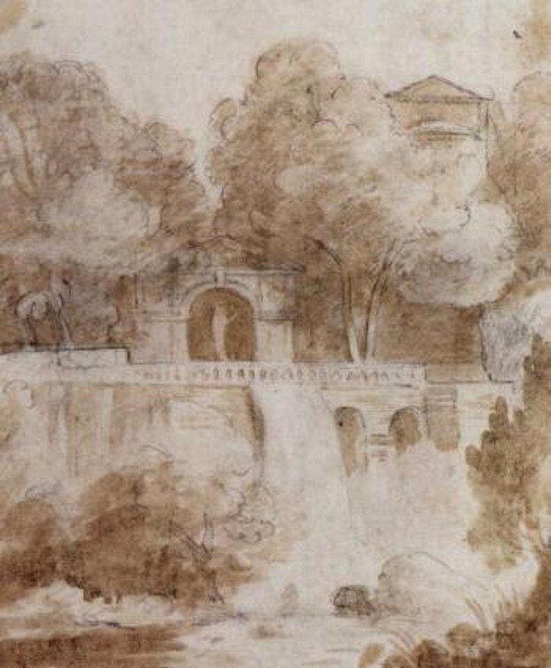 The waterfalls at Tivoli by Jean-Honoré Fragonard