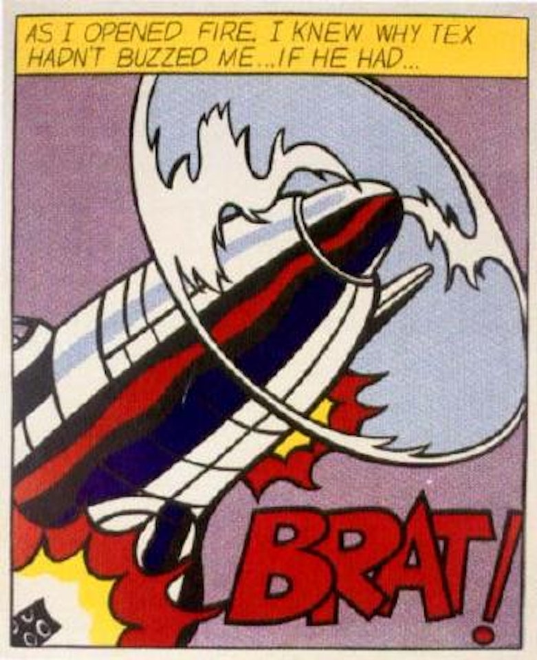 As I opened fire by Roy Lichtenstein