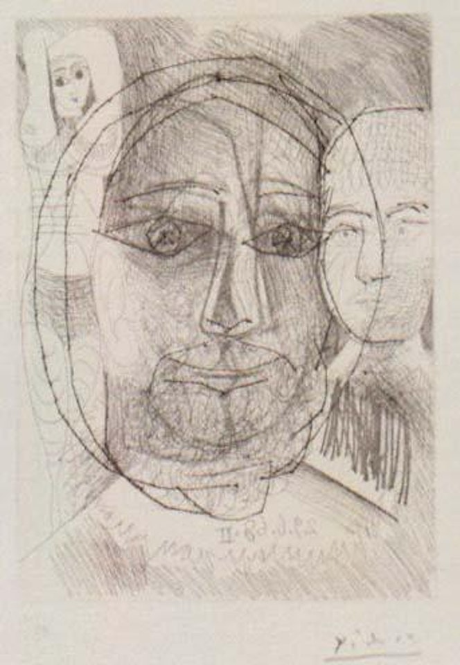 Homme, femme et enfant by Pablo Picasso