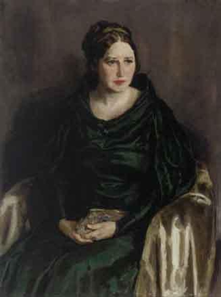 Portrait of the wife of the artist, Greet Sluijters-van Cooten by Jan Sluyters