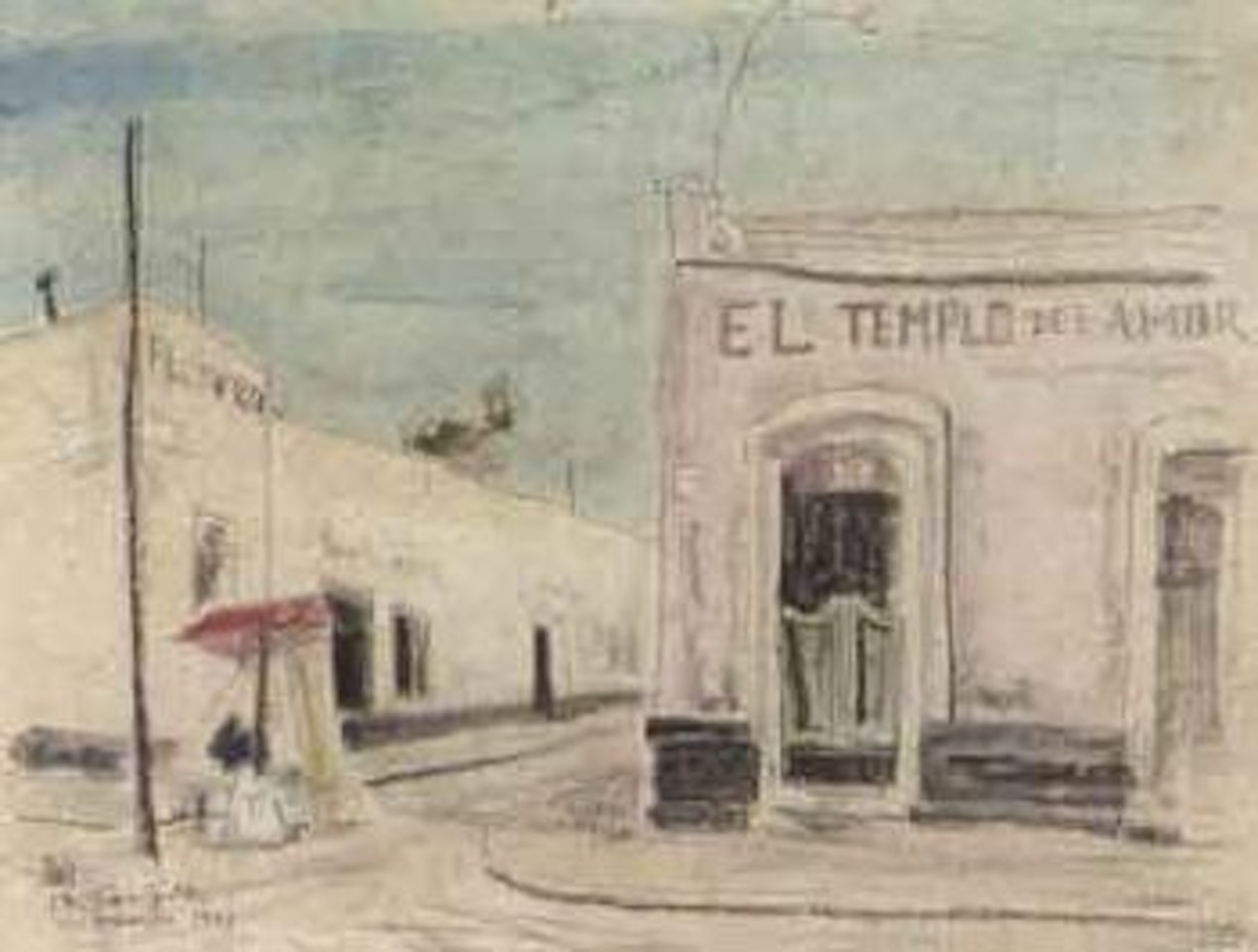 El Templo de Amor, Mexico by Leonard Tsuguharu Foujita