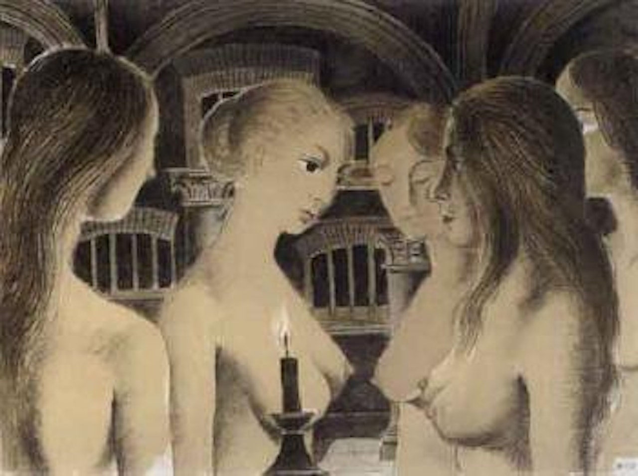 La voute, Jacob 68 by Paul Delvaux