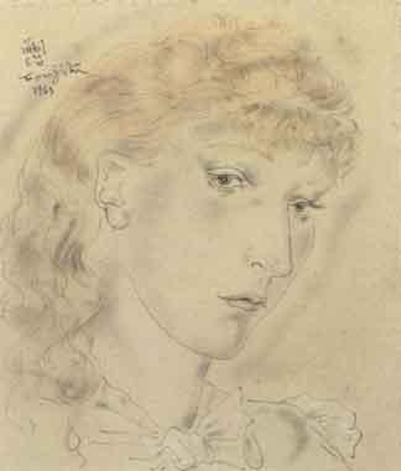 Portrait of a woman by Leonard Tsuguharu Foujita