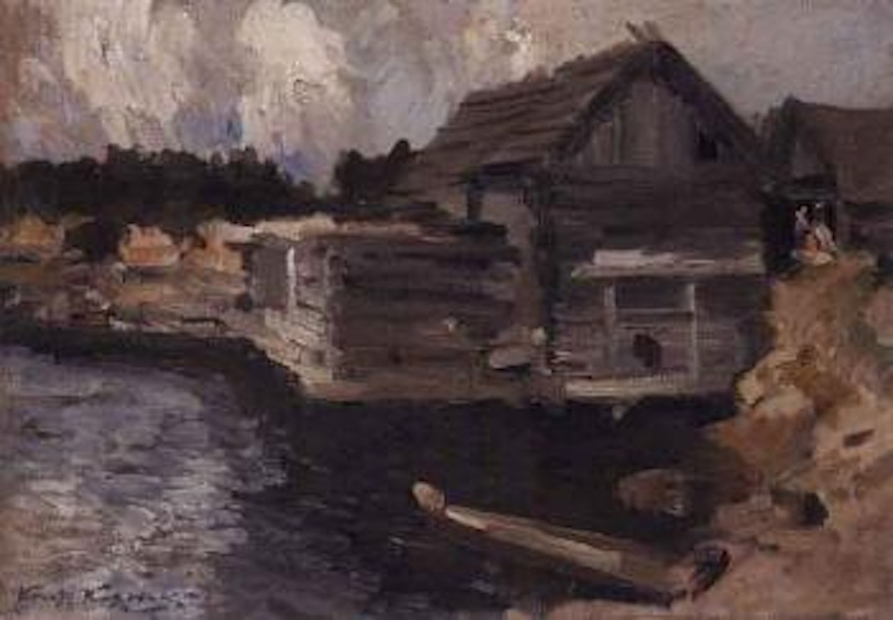 Okhotino by Konstantin Alekseevich Korovin