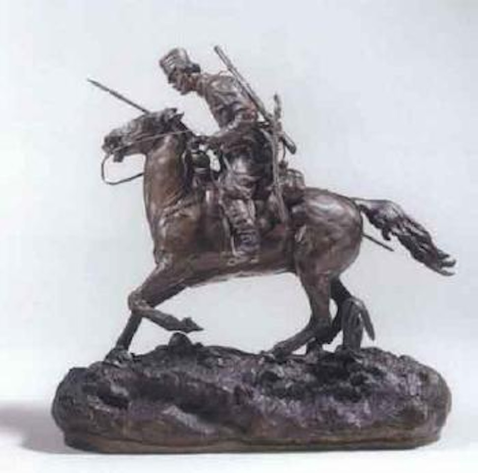 Soldier on horseback by Eugene Alexandrovic Lanceray