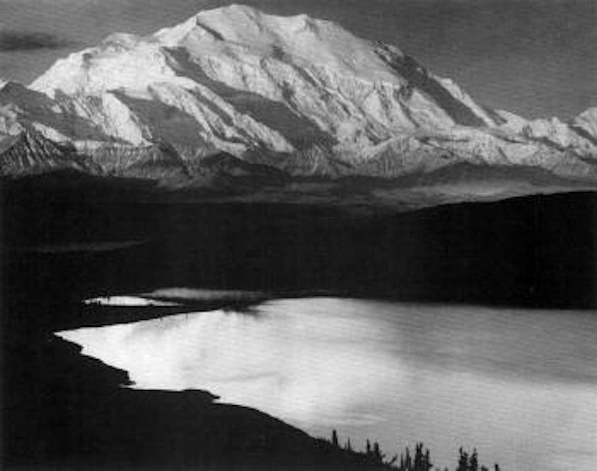Sunrise, Mt McKinley by Ansel Adams