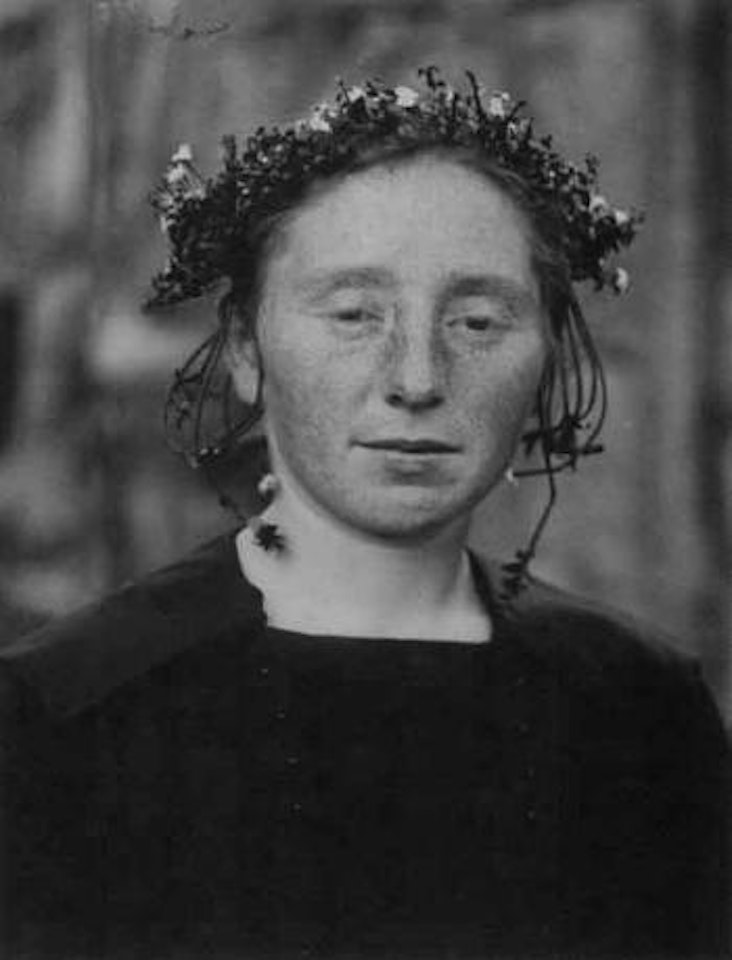 Peasant bride, Westerland by August Sander