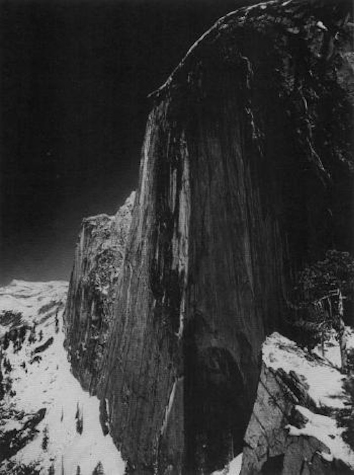 Monolith, the face of half dome, Yosemite National Park, CA by Ansel Adams
