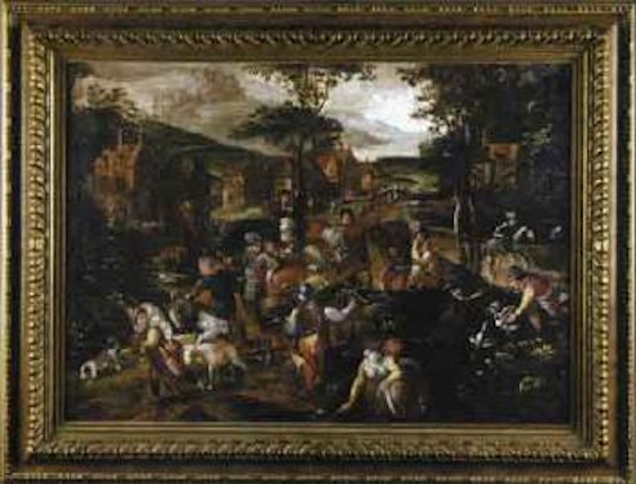 Scene villageoise by Flemish School