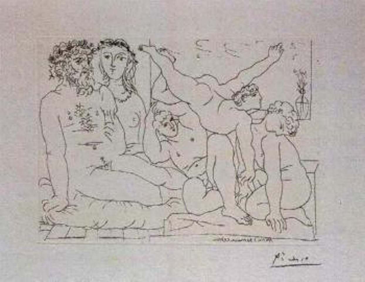 Famille de Saltimbanques by Pablo Picasso