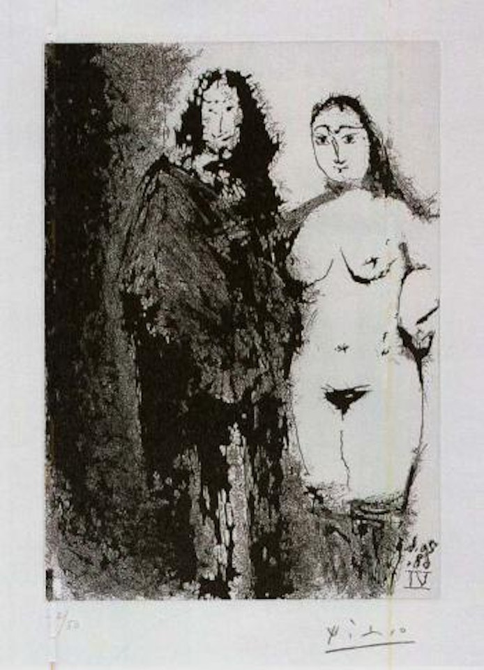 Prostituee et reitre by Pablo Picasso